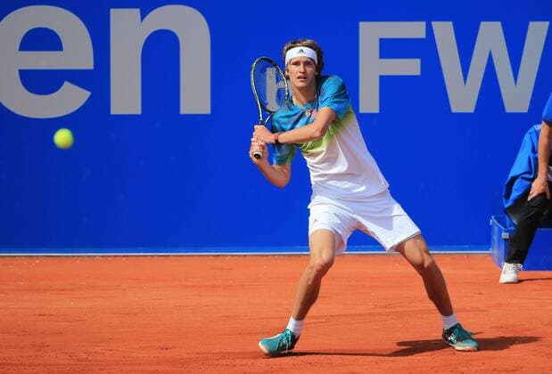 29.04.2016, BMW Open 2016 MTTC Iphitos München, im Bild: Alexander Zverev (GER) mit Siegerfaust