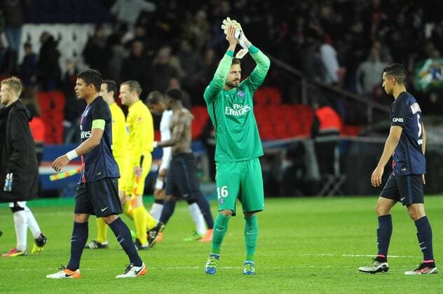 KEVIN TRAPP (psg) - Jubel FOOTBALL : Paris SG vs Rennes - Ligue 1 - 29 04 2016 FEP 