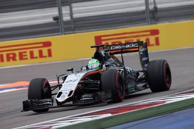 Russian Grand Prix, Sochi 28 April - 1 May 2016 30.04.2016 - Free Practice 3, Nico Hulkenberg (GER) Sahara Force India F1 VJM09 