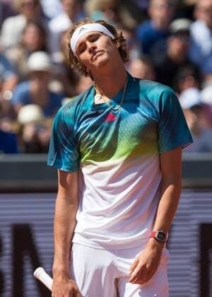 Alexander Zverev (GER) reagiert enttaeuscht,Enttaeuschung,Frust,Emotion, Tennis - BMW Open2016 - ATP Tennis Herren - MTTC Iphitos - Munich - - Germany - 30 April 2016.