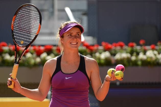 April 30, 2016 - Madrid, Spain - ELINA SVITOLINA in action during her match vs. Y. Wickmayer at the Mutua Madrid Open. Tennis 2016 - Mutua Madrid Open - Day 1 - ZUMAl132