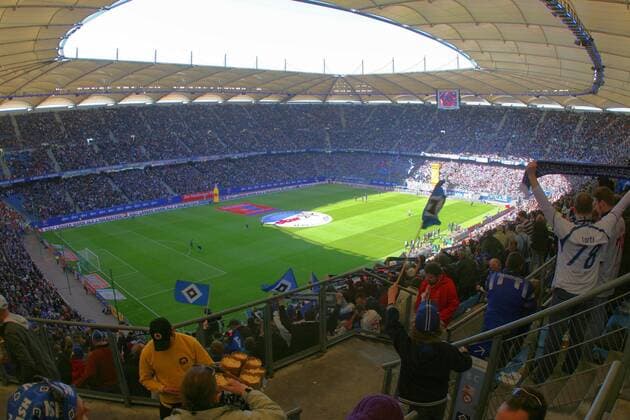 Sportstätte, Stadion, hamburg Volksparkstadion, Stadion Volkspark, HSV Hamburger SV