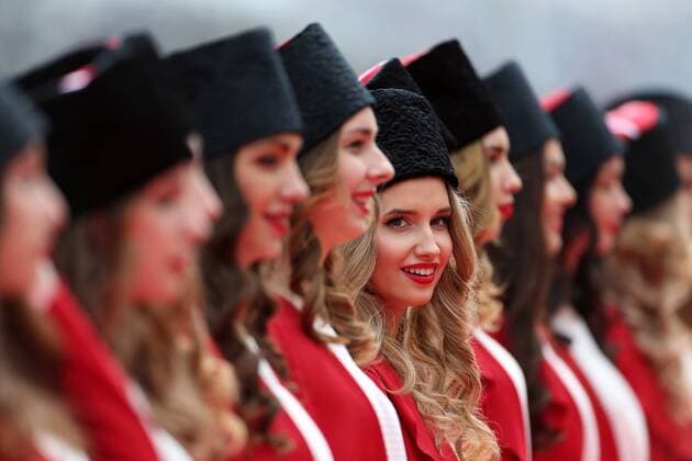 Russian Grand Prix, Sochi 28 April - 1 May 2016 01.05.2016 - Grid Girls 