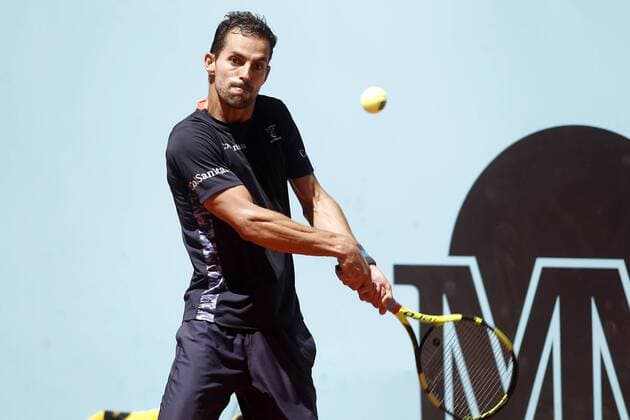 Santiago Giraldo, Colombia, during Madrid Open Tennis 2016 match.May, 3, 2016.  (2016050305)