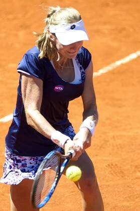 Ekaterina Makarova Jekaterina Walerjewna Makarowa beim Match Ekaterina Makarova vs Timea Bacsinszky beim Mutua Madrid Open 2016 Tennisturnier im Sportkomplex Caja Magica. Madrid, 03.05.2016 Foto:xDyDxFotografosx xFuturexImage - 