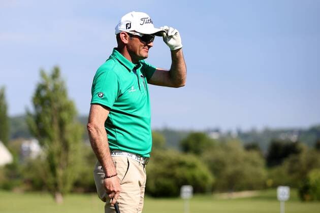 GOLF - Goesser Open 2016 GRAZ,AUSTRIA,03.MAY.16 - GOLF - Alps Tour, Goesser Open, Shoot Out, GC Andritz. Image shows Markus Brier (AUT). GEPAxpictures xDanielxGoetzhaber