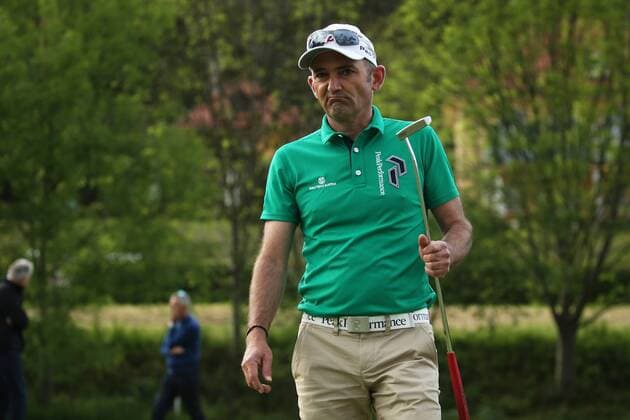 GOLF - Goesser Open 2016 GRAZ,AUSTRIA,03.MAY.16 - GOLF - Alps Tour, Goesser Open, Shoot Out, GC Andritz. Image shows Markus Brier (AUT). GEPAxpictures xDanielxGoetzhaber