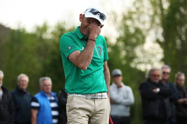 GOLF - Goesser Open 2016 GRAZ,AUSTRIA,03.MAY.16 - GOLF - Alps Tour, Goesser Open, Shoot Out, GC Andritz. Image shows Markus Brier (AUT). GEPAxpictures xDanielxGoetzhaber