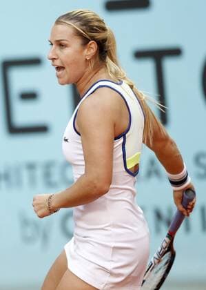 Dominika Cibulkova, Slovenia, during Madrid Open Tennis 2016 match.May, 3, 2016.  (20160503264)