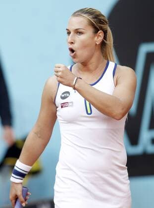 Dominika Cibulkova, Slovenia, during Madrid Open Tennis 2016 match.May, 3, 2016.  (20160503268)