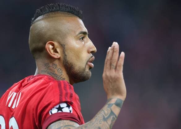 SOCCER - CL, Bayern vs Atletico MUNICH,GERMANY,03.MAY.16 - SOCCER - UEFA Champions League, semifinal, FC Bayern Muenchen vs Atletico Madrid. Image shows Arturo Vidal (Bayern). GEPAxpictures xThomasxBachun