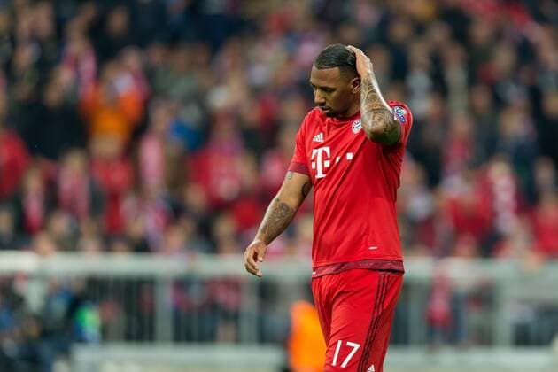 Dienstag. 03.05.2016, Champions League - Halbfinale, Rueckspiel in Muenchen, Saison 2015 2016, FC Bayern Muenchen - Atletico Madrid, v-l Jerome BOATENG (FCB) DeFodi507