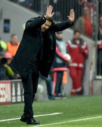 03.05.2016, xjhx, Fussball Champions League, FC Bayern Muenchen - Atletico Madrid, emspor, v.l. Trainer Diego Simeone (Atletico Madrid) Muenchen