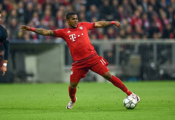 FUSSBALL CHAMPIONS LEAGUE SAISON 2015 2016 HALBFINALE RUECKSPIEL FC Bayern Muenchen - Atletico Madrid 03.05.2016 Douglas Costa (FC Bayern Muenchen) 