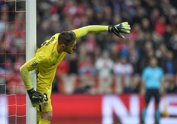 FUSSBALL CHAMPIONS LEAGUE SAISON 2015 2016 HALBFINALE RUECKSPIEL FC Bayern Muenchen - Atletico Madrid 03.05.2016 Torwart Jan Oblak (Atletico Madrid) 
