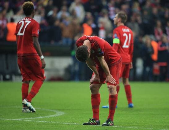 03.05.2016, CL Halbfinale, FC Bayern München vs Atletico Madrid, Allianz Arena, im Bild: Xabi Alonso (FCB)