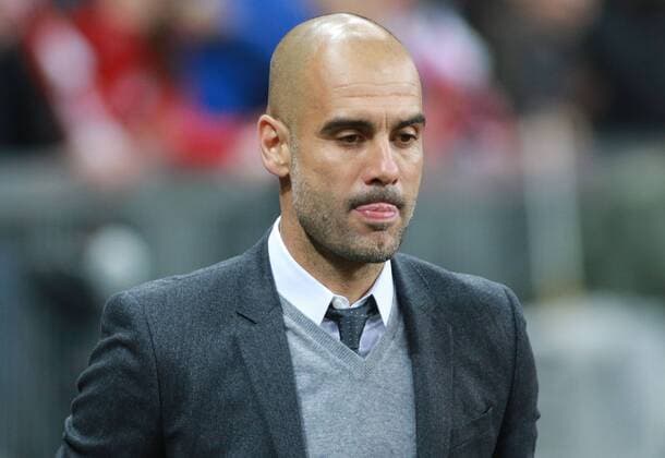 Trainer Pep Guardiola (FC Bayern) Fussball UEFA Champions League FC Bayern München - Club Atlético de Madrid 03.05.2016