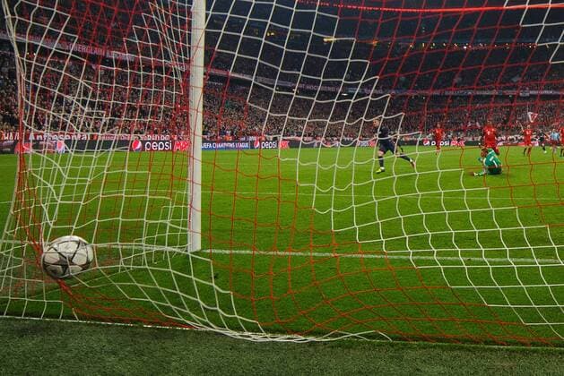 GER, UEFA CL, FC Bayern Muenchen (GER) vs Atletico Madrid (ESP) 03.05.2016, Allianz Arena, Muenchen, GER, UEFA CL Halbfinale Rueckspiel, FC Bayern Muenchen vs Atletico Madrid im Bild Tor zum 1-1 durch Anttoine Griezmann (Atletico 7) nordphotoxStraubmeier