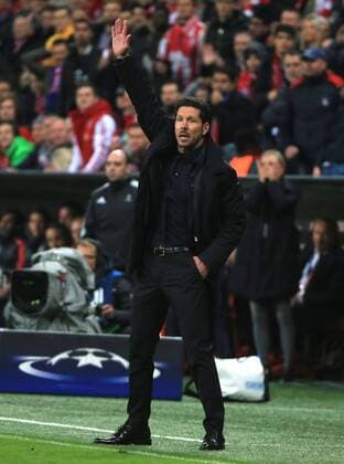 03.05.2016, CL Halbfinale, FC Bayern München vs Atletico Madrid, Allianz Arena, im Bild: Diego Simeone (Atletico Madrid)