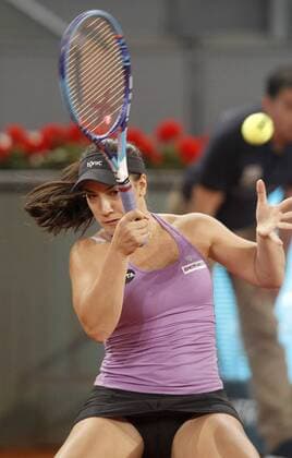 Danka Kovinic, Montenegro, during Madrid Open Tennis 2016 match.May, 3, 2016.  (20160503379)