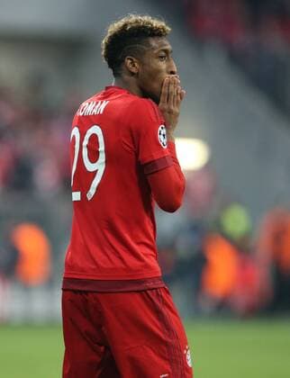 München, Fussball, Herren, UEFA Champions League, Saison 2015 2016, Halbfinale, FC Bayern München - Atletico, Kingsley Coman , FC Bayern München,