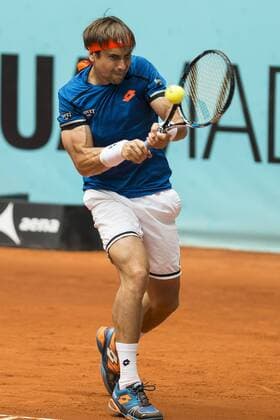 Spanish David Ferrer during Mutua Madrid Open Tennis 2016 in Madrid, May 05, 2016.  (20160505008)