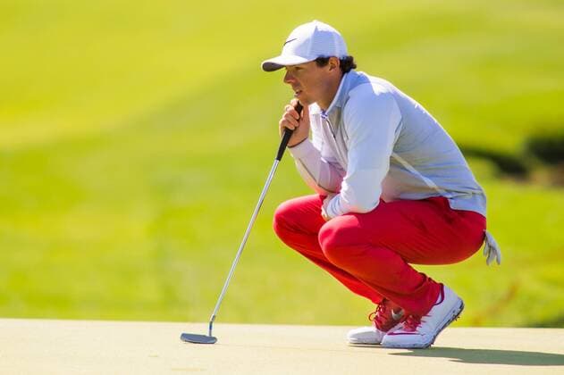 May 05, 2016 - Charlotte, NC, USA - RORY MCILROY of Northern Ireland on the 18th green during the PGA Golf Herren Wells Fargo Championship at Quail Hallow Country Club in Charlotte, NC. PGA 2016 - Wells Fargo Championship - Day 1 - ZUMAc04_