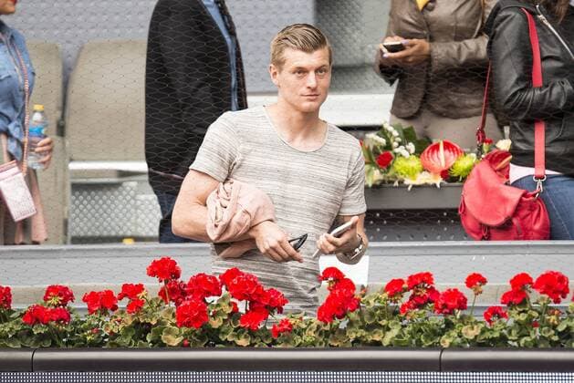 Real Madrid Football player Toni Kroos attends to the Mutua Madrid Open Tennis 2016, May 2, 2016.  (20160505059)