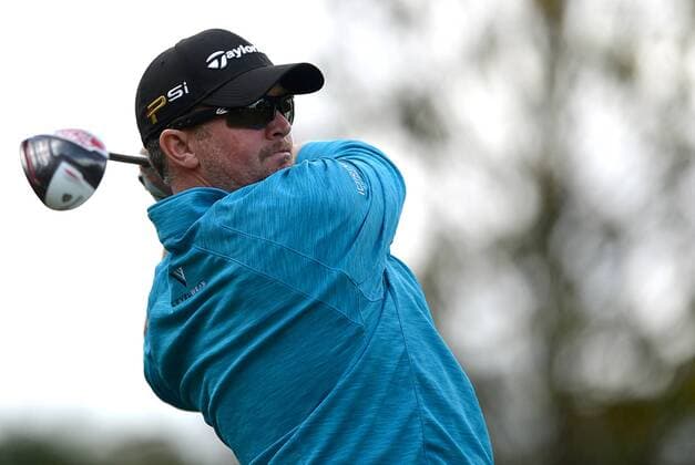 May 5, 2016 - Charlotte, NC, USA - Steve Wheatcroft watches his drive from the 16th tee during the first round of the Wells Fargo Championship at Quail Hollow Club in Charlotte, N.C., on Thursday, May 5, 2016. Wells Fargo Championship - ZUMAm67_