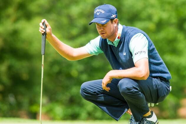 Golfer Harris English during the Wells Fargo Championship on Friday, May 6, 2016 at Quail Hallow Country Club in Charlotte, NC. David Grooms CSM PGA Golf Herren 2016: Wells Fargo Championship MAR 6 - ZUMAc04_