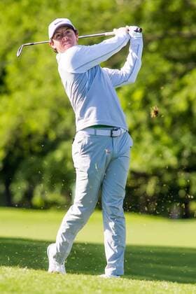 Golfer Rory McIlroy plays his 2nd shot on the 16th hole from the right rough during the Wells Fargo Championship on Friday, May 6, 2016 at Quail Hallow Country Club in Charlotte, NC. David Grooms CSM PGA Golf Herren 2016: Wells Fargo Championship MAR 6 - ZUMAc04_