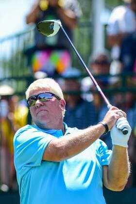 May 06, 2016: John Daly watches his tee shot on 1 during round 1 of the 2016 Champions Tour Insperity Invitational, The Woodlands Country Club, The Woodlands, Texas. (Photo by Ken Murray Icon Sportswire) GOLF: MAY 06 Champions Tour - Insperity Invitational - First Round Icon201605062016022 EDITORIAL USE ONLY