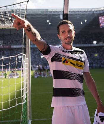 Mönchengladbach, 07.05.2016, Borussia Park Martin Stranzl (BMG) verabschiedet sich von den Fans VfL Borussia Mönchengladbach - Bayer Leverkusen mm