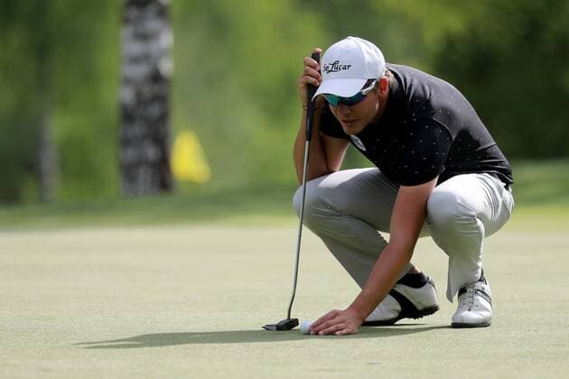 GOLF - Goesser Open 2016 MARIA LANKOWITZ,AUSTRIA,07.MAY.16 - GOLF - Alps Tour, Goesser Open, GC Erzherzog Johann. Image shows Robin Goger (AUT). GEPAxpictures xDanielxGoetzhaber