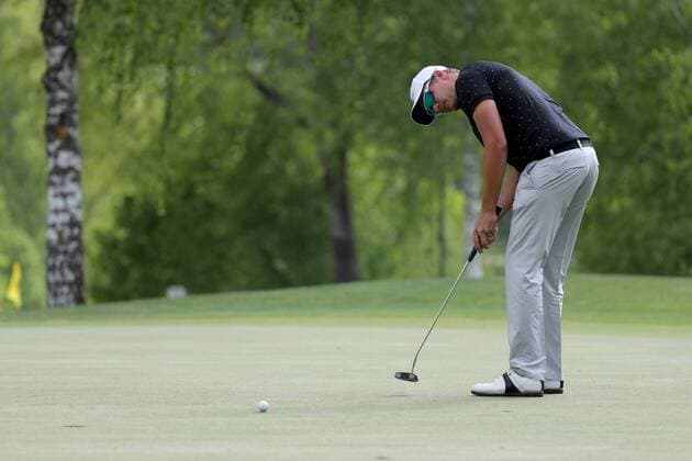 GOLF - Goesser Open 2016 MARIA LANKOWITZ,AUSTRIA,07.MAY.16 - GOLF - Alps Tour, Goesser Open, GC Erzherzog Johann. Image shows Robin Goger (AUT). GEPAxpictures xDanielxGoetzhaber