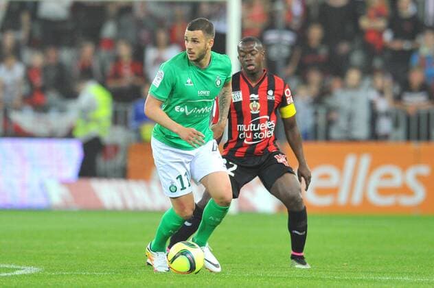 VALENTIN EYSSERIC (asse) FOOTBALL : OGC Nice vs AS Saint Etienne - Ligue 1 - 07 05 2016 FEP Panoramic 