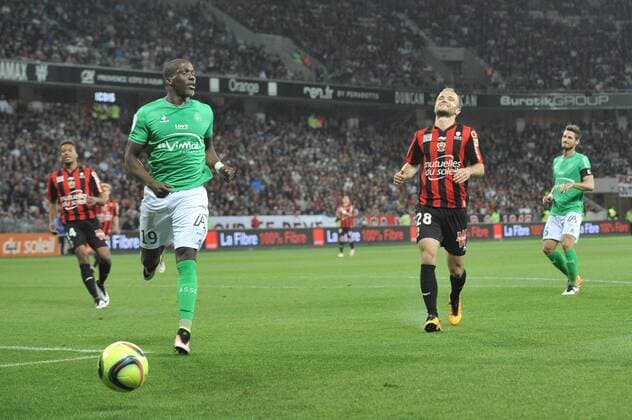 VALERE GERMAIN (nice) - Fussball Frankreich, Ligue 1, OGC Nice vs. AS Saint Etienne - 07 05 2016 FEP Panoramic 