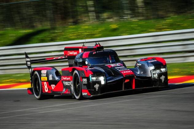8 AUDI TEAM JOEST (DEU) AUDI R18 HYBRID LMP1 LUCAS DI GRASSI (BRA) LOIC DUVAL (FRA) OLIVER JARVIS (GBR) MOTORSPORT : FIA WEC - 6 HOURS OF SPA FRANCORCHAMPS (BEL) - ROUND 2 - 07 05 2016 VISIONSPORT PANORAMIC 