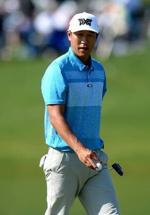 May 7, 2016 - Charlotte, NC, USA - James Hahn walks along the 17th green in the third round of the Wells Fargo Championship at Quail Hollow Club in Charlotte, N.C., on Saturday, May 7, 2016. Wells Fargo Championship, third round - ZUMAm67_