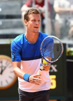 May 10, 2016 - Rome, Italy - Tomas Berdych in action during his match against Albert Ramos-Vinolas - Internazionali BNL d Italia 2016 on May 10, 2016 in Rome, Italy. The Internazionali BNL d Italia 2016 - Day Three  - ZUMAn230