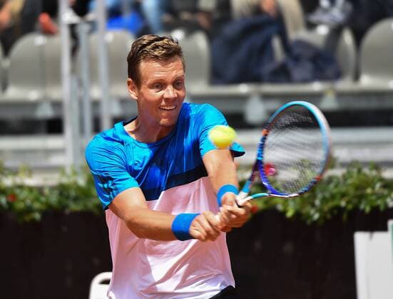 May 10, 2016 - Rome, Italy - Tomas Berdych in action during his match against Albert Ramos-Vinolas - Internazionali BNL d Italia 2016 on May 10, 2016 in Rome, Italy. The Internazionali BNL d Italia 2016 - Day Three  - ZUMAn230