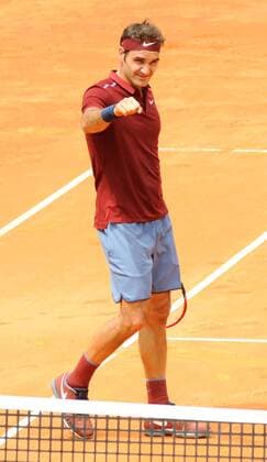 11.05.2016. Rome, Italy. BNL d Italia Tennis Tournament Roger Federer (SUI) as he wins in 2 sets against Alexander Zverev (GER) xactivaxfotox  ActionPlus11735655