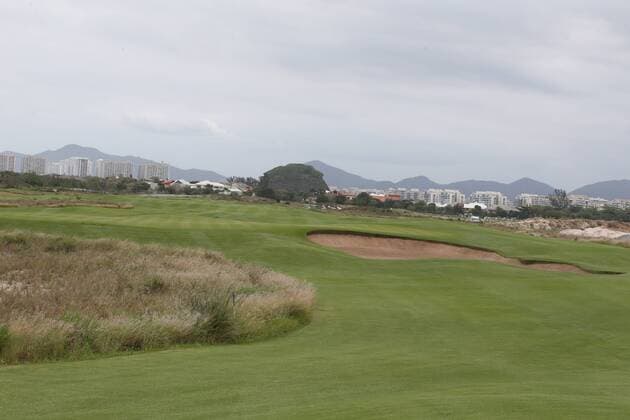 Olympic Park works RIO DE JANEIRO, Brazil - 06 10 2015: GOLF COURSE CONSTRUCTION OLYMPIC - Olympic Golf Course of Works, in Barra da Tijuca (RJ). (Photo: Andr? Chaco FotoArena)  AndrexChaco