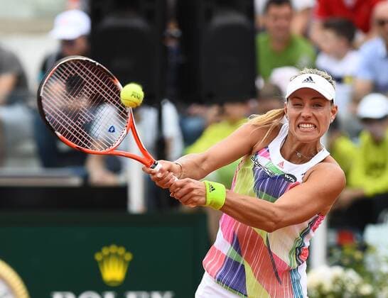 11.05.2016. Rome, Italy. BNL d Italia Tennis Tournament. Angelique Kerber (2) (ger)in action during her match against Eugenie Bouchard (CAN) which she lost in 3 sets xSilviaxLorex  ActionPlus11735685