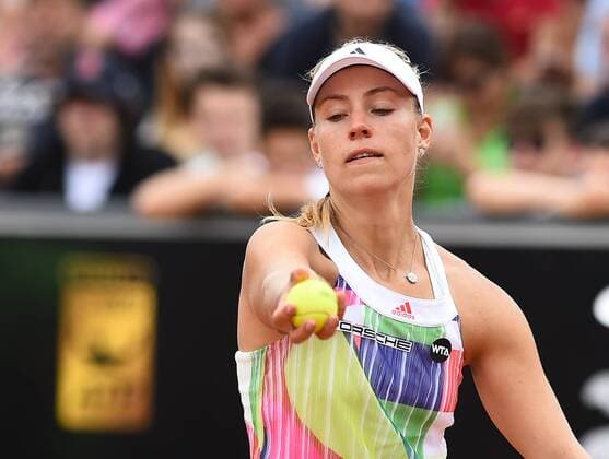 11.05.2016. Rome, Italy. BNL d Italia Tennis Tournament. Angelique Kerber (2) (ger)in action during her match against Eugenie Bouchard (CAN) which she lost in 3 sets xSilviaxLorex  ActionPlus11735687
