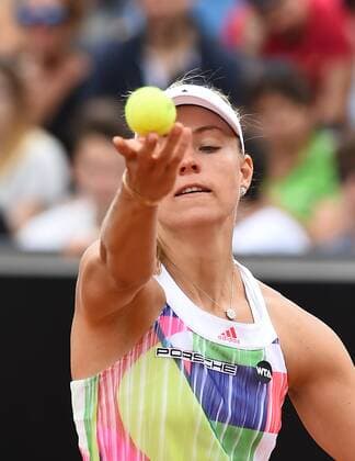 11.05.2016. Rome, Italy. BNL d Italia Tennis Tournament. Angelique Kerber (2) (ger)in action during her match against Eugenie Bouchard (CAN) which she lost in 3 sets xSilviaxLorex  ActionPlus11735688