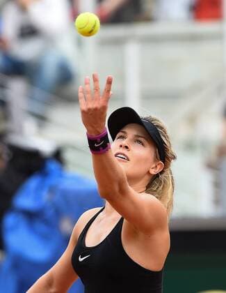 11.05.2016. Rome, Italy. BNL d Italia Tennis Tournament. Eugenie Bouchard in action during her match against Angelique Kerber Eugenie Bouchard (CAN) as she elimated the number 2 seed in 3 sets xSilviaxLorex  ActionPlus11735690