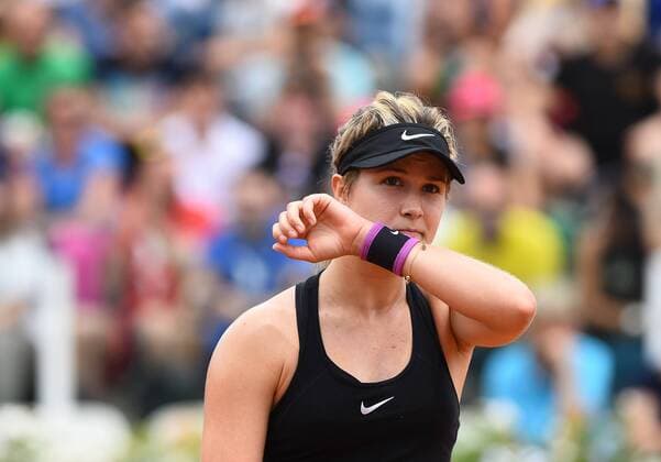 11.05.2016. Rome, Italy. BNL d Italia Tennis Tournament. Eugenie Bouchard in action during her match against Angelique Kerber Eugenie Bouchard (CAN) as she elimated the number 2 seed in 3 sets xSilviaxLorex  ActionPlus11735692