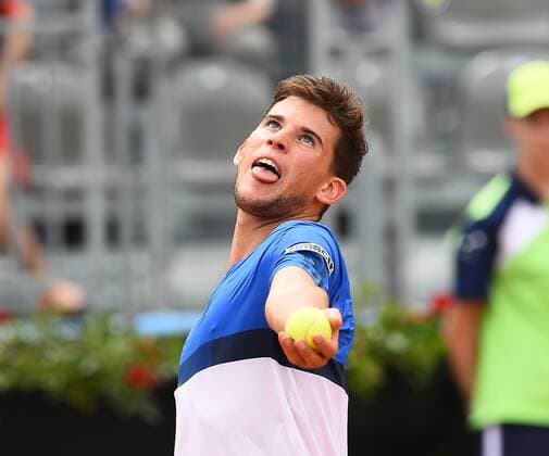 May 11, 2016 - Rome, Italy - Dominic Thiem in action during his match against Joao Sousa - Internazionali BNL d Italia 2016 on May 11, 2016 in Rome, Italy. The Internazionali BNL d Italia 2016 - Day Four  - ZUMAn230