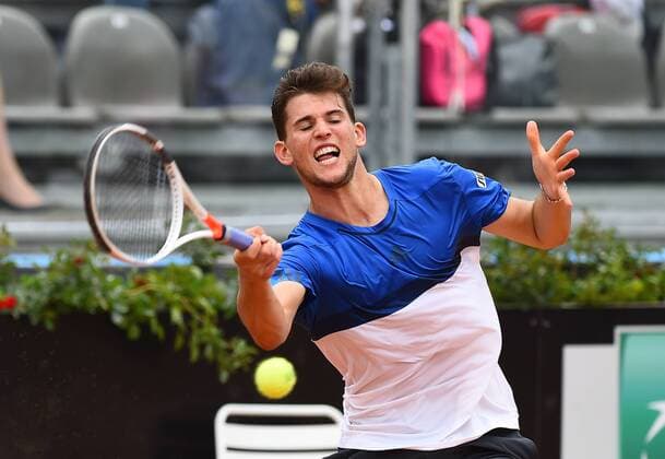 May 11, 2016 - Rome, Italy - Dominic Thiem in action during his match against Joao Sousa - Internazionali BNL d Italia 2016 on May 11, 2016 in Rome, Italy. The Internazionali BNL d Italia 2016 - Day Four  - ZUMAn230